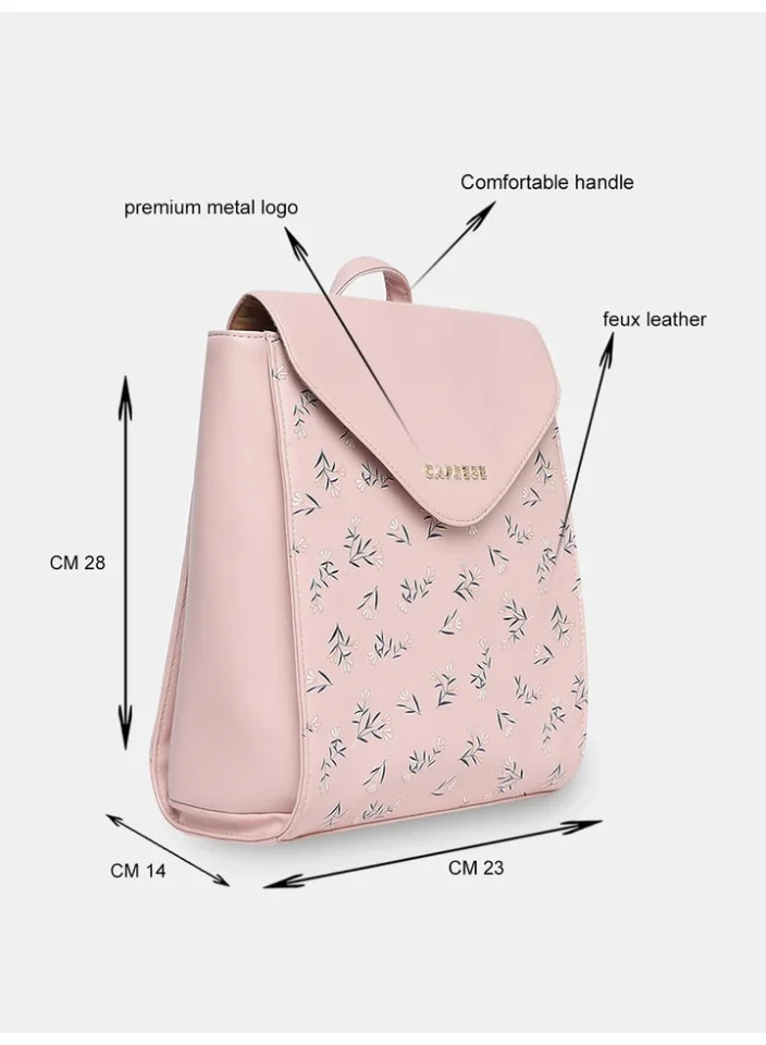 كابريس حقيبة ظهر ميريدا كبيرة وردي خدود