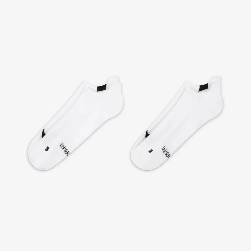 Nike White Multiplier Running No-Show Socks (2 Pack) for Men | Best Price UAE