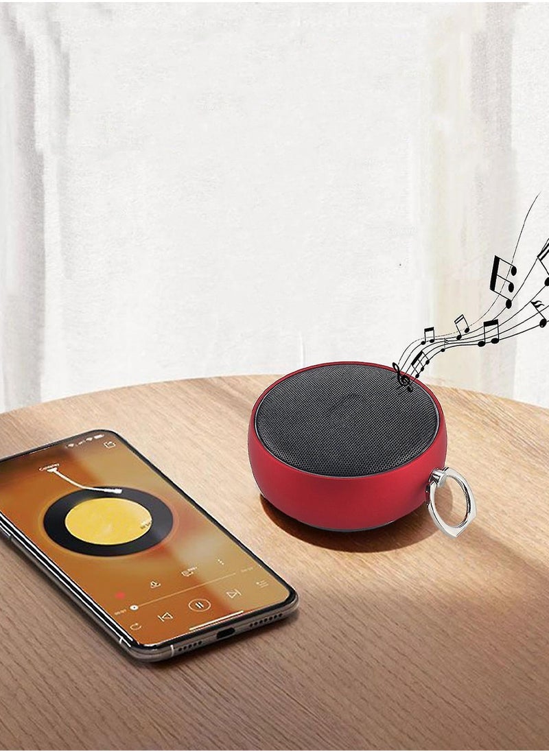 ISHWAZ - Luxurious Metal Bluetooth Speaker Mini Portable Bluetooth Speaker, Pocket Size Wireless Speaker With Impressive Volume, True Stereo and Bass, Ideal For Outdoor Indoor Use, For Smaertphones and Laptops - Image 1