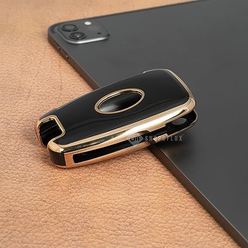 SHOPOFLUX TPU Key Cover Compatible with Hyundai Verna 2024 2023 | i20 N line N6 Car 3 Button Flip Key (Black) - Image 5