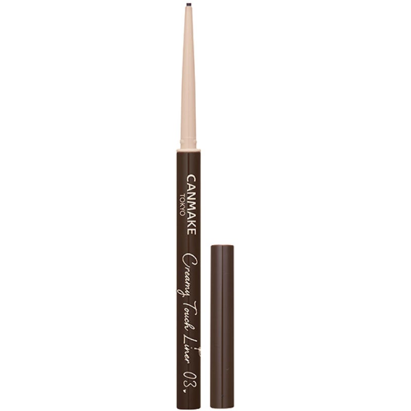CANMAKE Creamy Touch Liner 03 Dark Brown 0.10g - Image 1