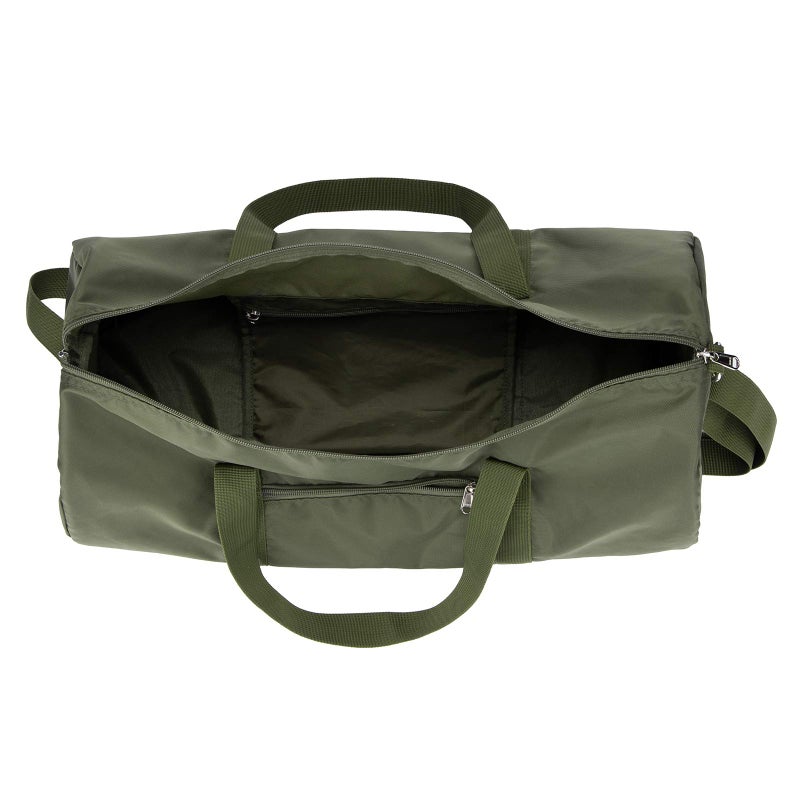 Vorspack Small Duffel Bag 20 Inches Foldable Gym Bag for Men Women Duffle Bag Lightweight with Inner Pocket for Travel Sports - Green - Image 5