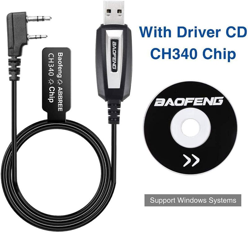 BAOFENG USB Programming Cable with CH340 Chip for UV-5R, BF-F8HP, and More - Image 3
