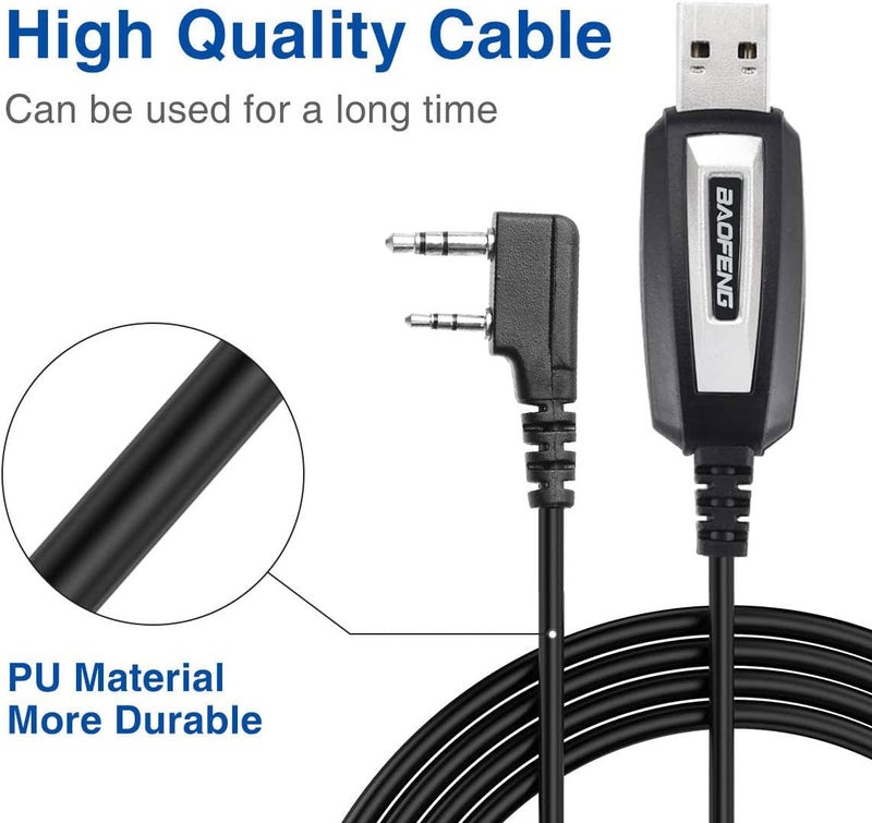 BAOFENG USB Programming Cable with CH340 Chip for UV-5R, BF-F8HP, and More - Image 4