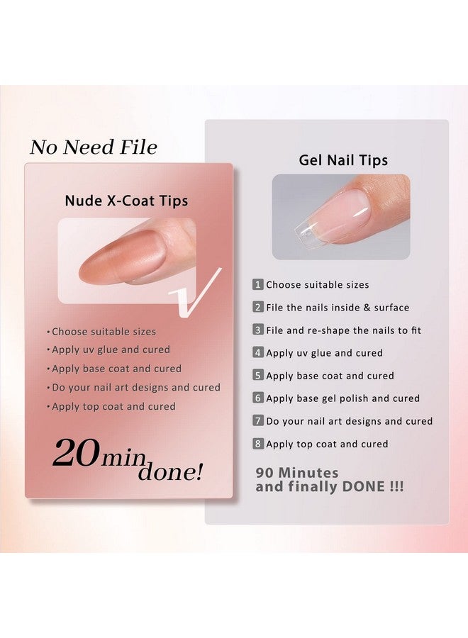 بي تي آرت بوكس مجموعة أظافر لوزية من بي تي آرت بوكس - مجموعة أظافر جيل ناعمة بنية اللون مع 150 قطعة من الأظافر الصناعية متوسطة الحجم، وغراء أظافر جيل، وطبقة علوية، ومصباح أظافر، وأظافر صناعية ملونة مسبقًا كهدية عيد الحب - Image 5