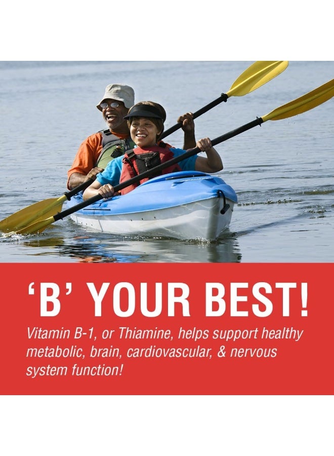 SOLARAY Vitamin B1 - 100mg  100 Capsules - Image 4