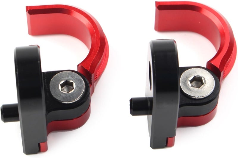 Wivplex 2Pcs Red Motorcycle Brake Line Hose Clamp - Image 1