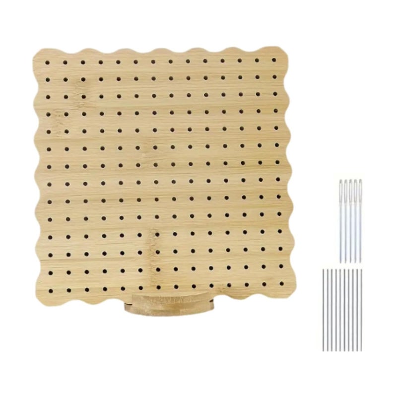 ATORSE Crochet Blocking Board Includes Rod Pins, Stand for Granny Squares Household 19.4cmx19.4cm - Image 1