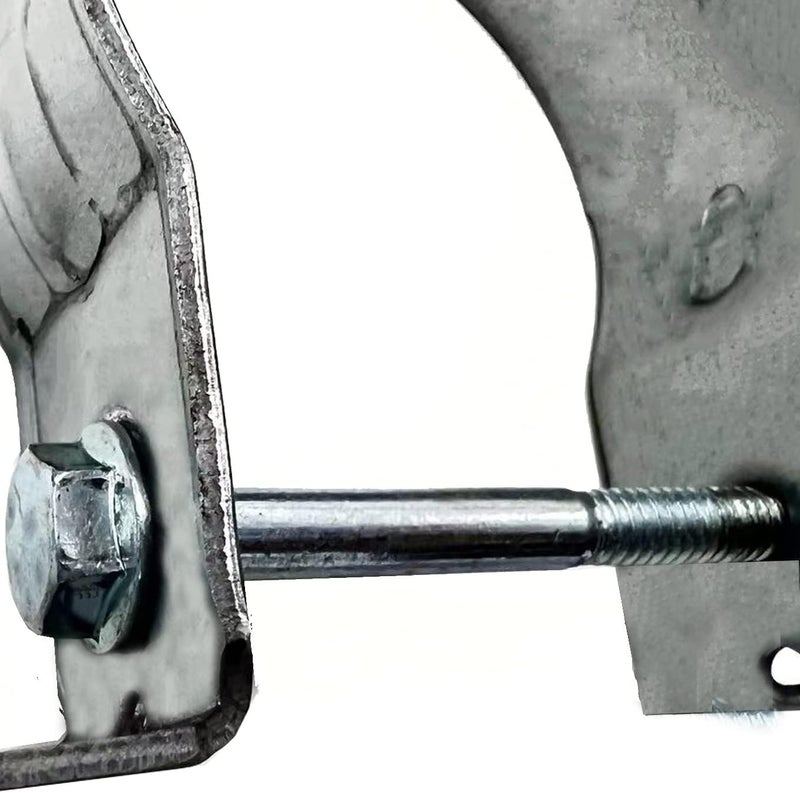 SupConn 2-3/8" Fence Brackets (12Pcs), Galvanized Pipe Grip Tie, Steel to Wood Fence Brackets,Metal Brackets for Metal Posts (No Include Screws) - Image 3