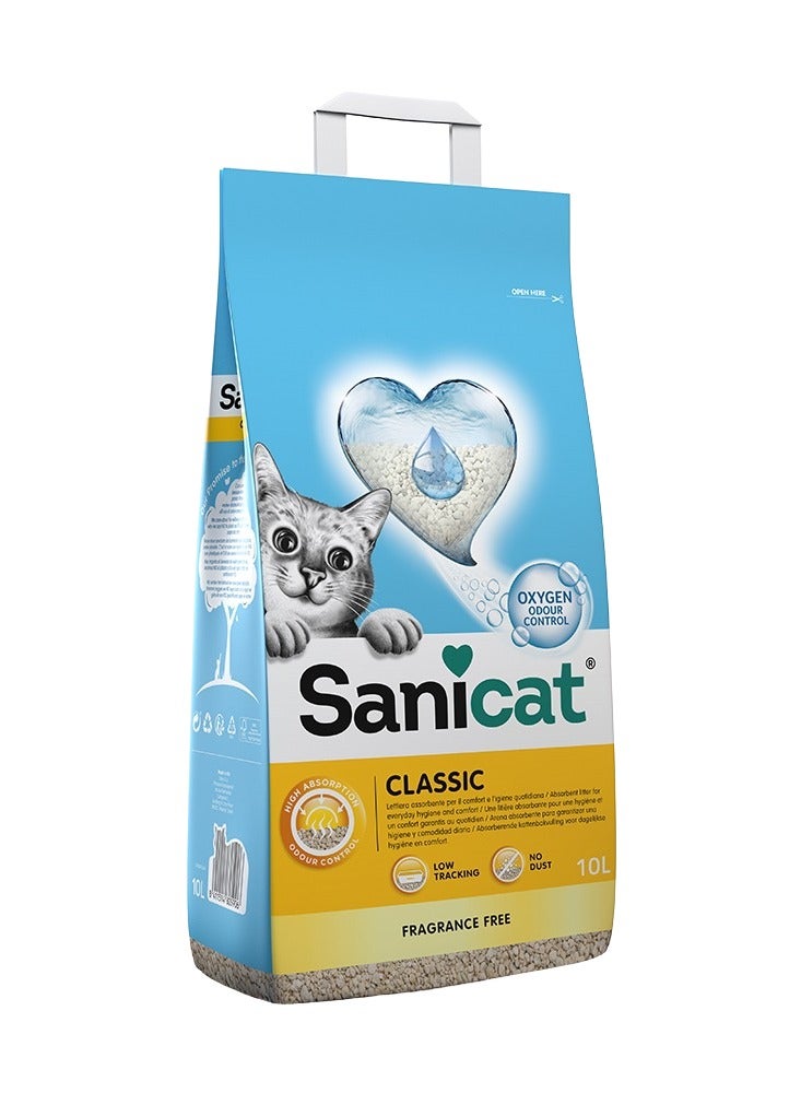 Sanicat Classic Fragrance Free Litter 10L - Image 1