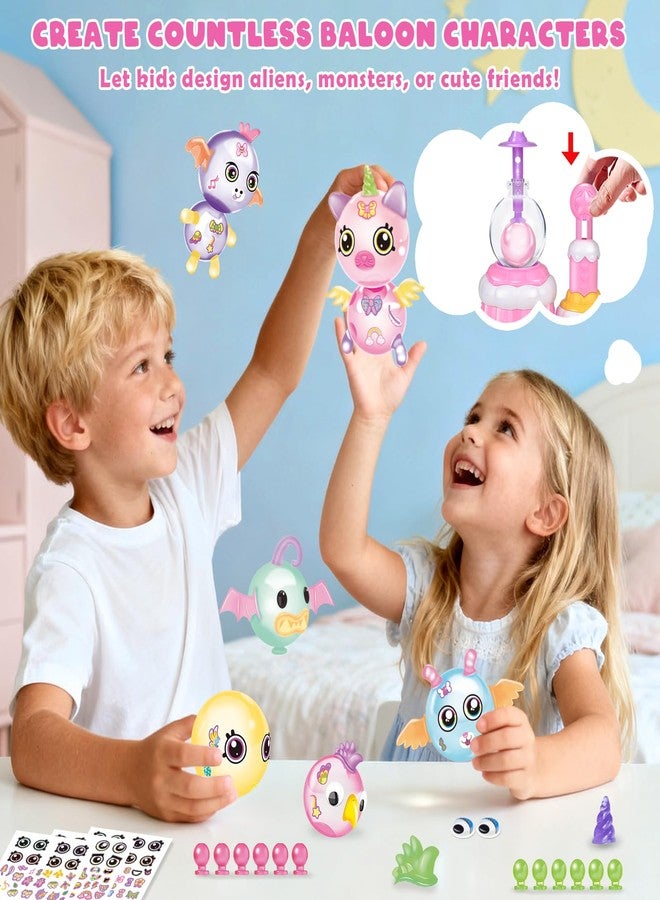nicknack 170pcs DIY Balloons Accessories Kit for Kids,DIY Sticky Balloon Maker Toy Craft Kits for Kids,36pcs Magic Bouncy Balloon Refill Kit with Stickers Accessories,Toy Gift for Boys Girls Ages 3-12 - Image 3