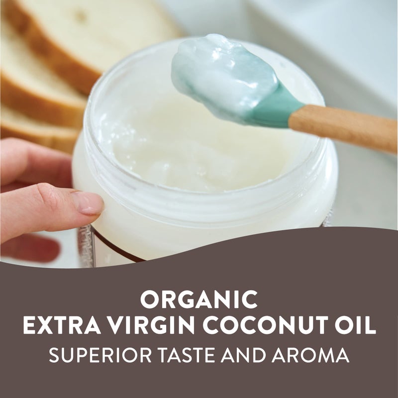 Nature's Way Organic Extra Virgin Coconut Oil, Pure and Unrefined, 62% MCTs, 16 Oz - Image 2