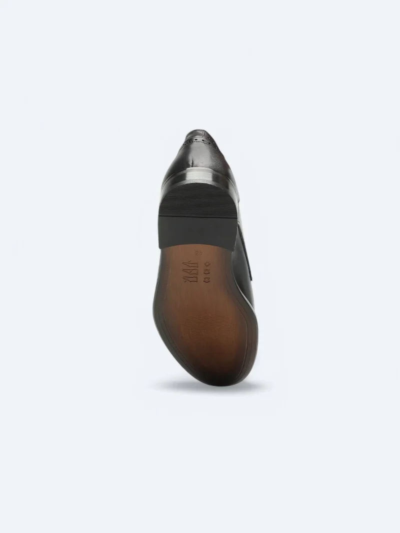 Kip Navy Blue Leather Classical Shoes