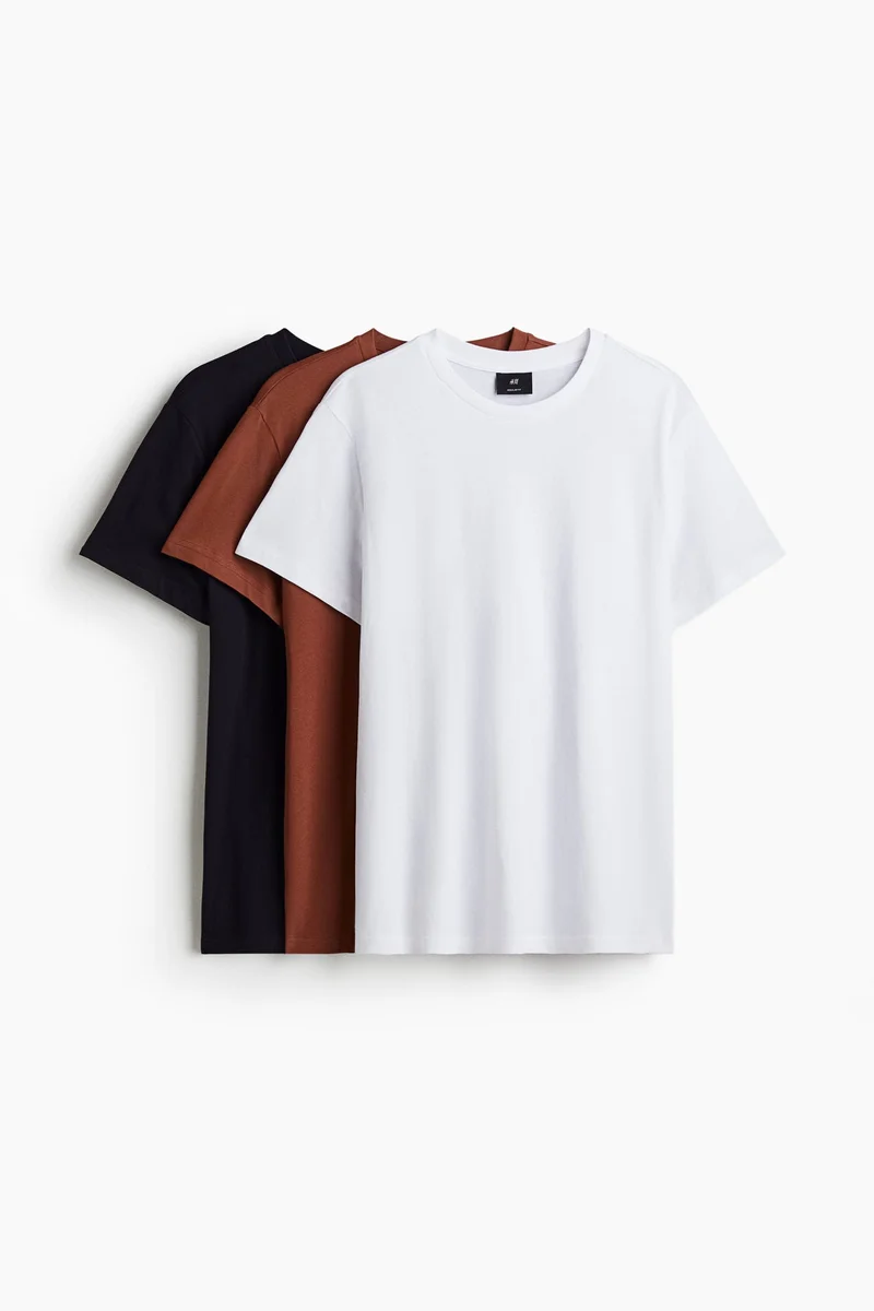 H&M 3-pack Regular Fit T-shirts