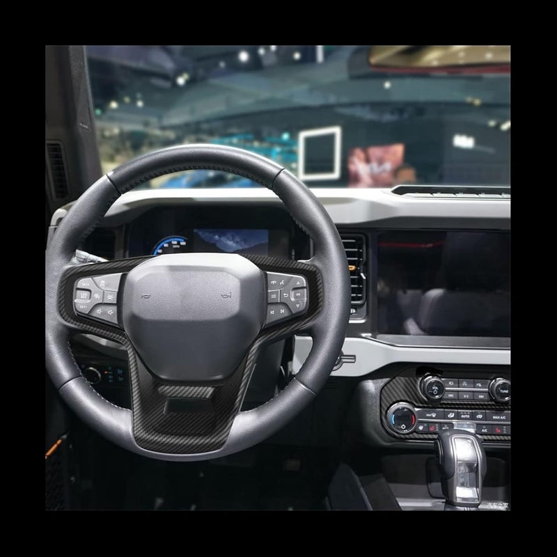 Wivplex Carbon Fiber Gear Shift Panel Trim for Ford Bronco 2021-2022 - Image 4