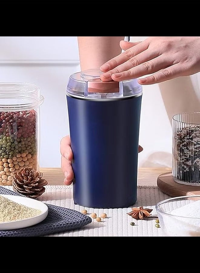 JAJEEK Mini Electric Kitchen Grinder – Electric Coffee Grinder for Spices, Seeds, Herbs, and Coffee Beans, Stainless Steel Spice Blender & Wet/Dry Espresso Grinder  - Image 4