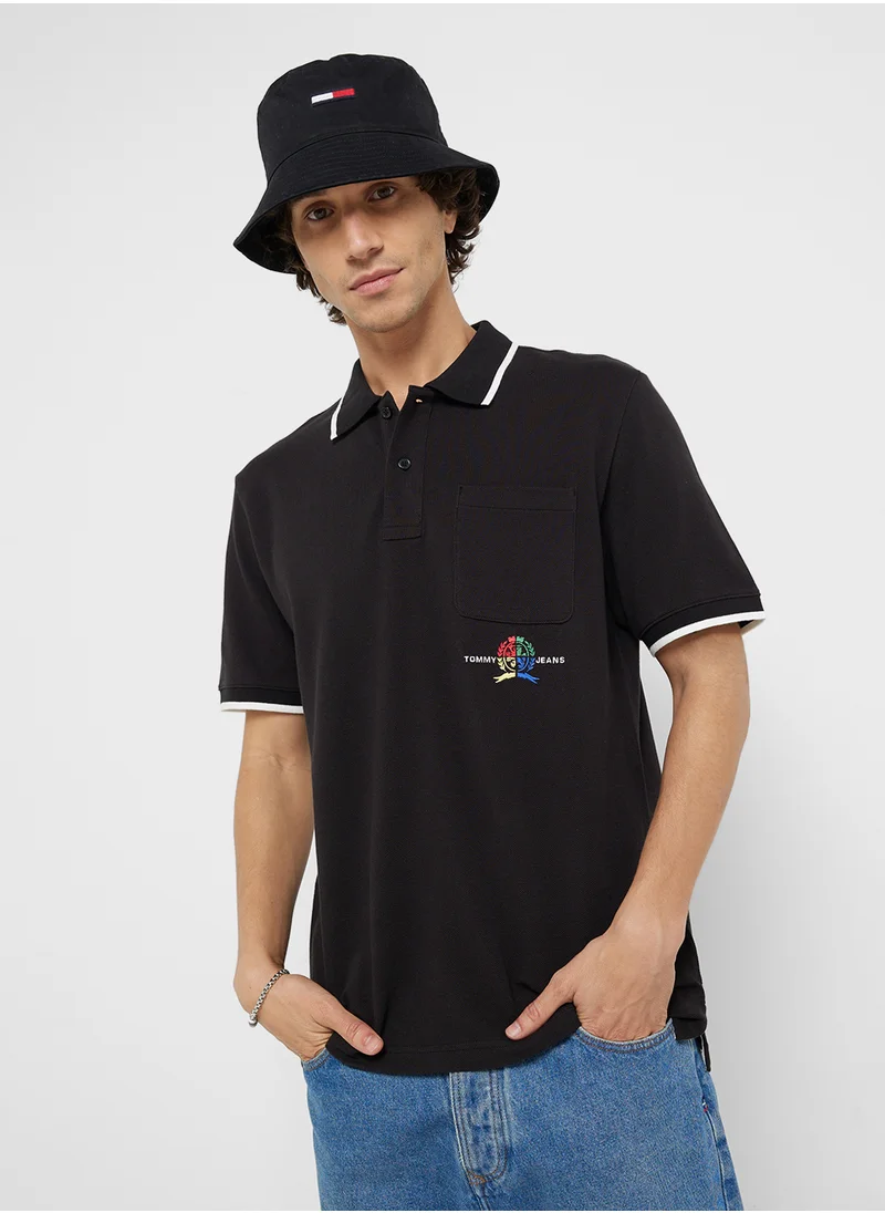 TOMMY JEANS Logo Polo