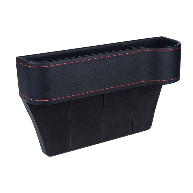 Car Seat Gap Filler Premium PU Leather Console with Cup Holder - Multifunctional Car Seat Organizer for Interior Essentials Right Side - Image 1