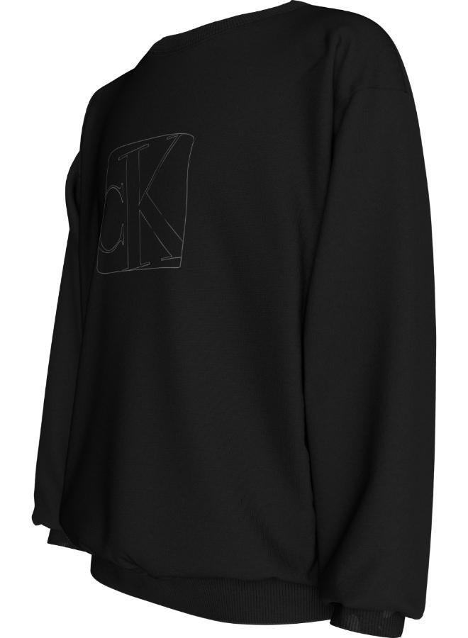Calvin Klein Jeans Youth Logo Sweatshirt  - Image 4