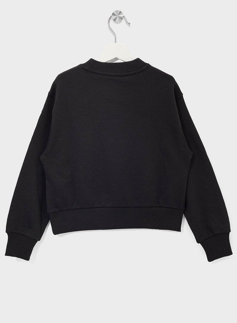 Calvin Klein Jeans Youth Logo Sweatshirt  - Image 2