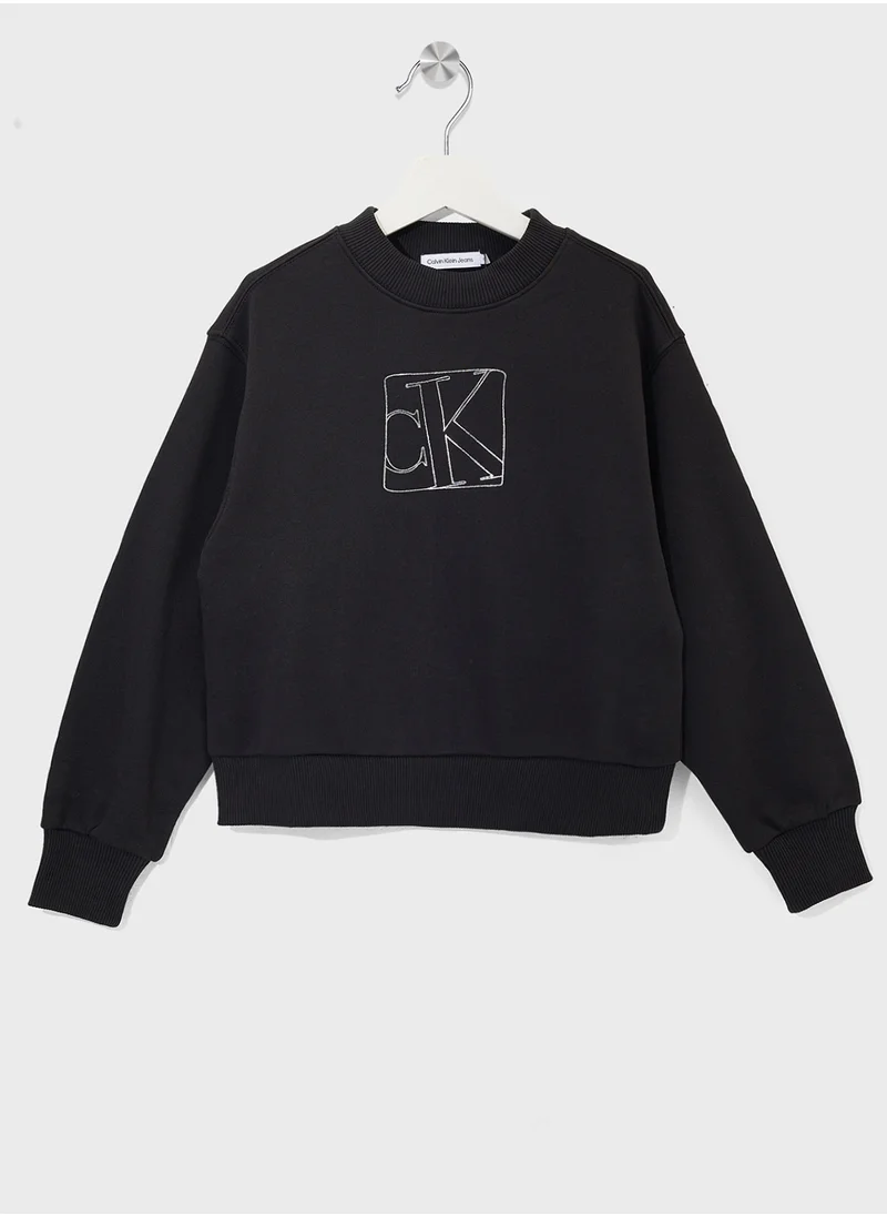كالفن كلاين جينز Youth Logo Sweatshirt