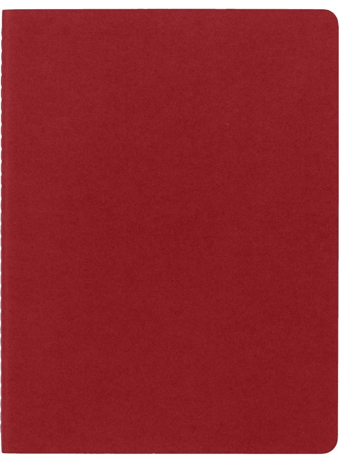 Moleskine Ruled Cahier Xl - Red Cover (3 Set) - Image 2