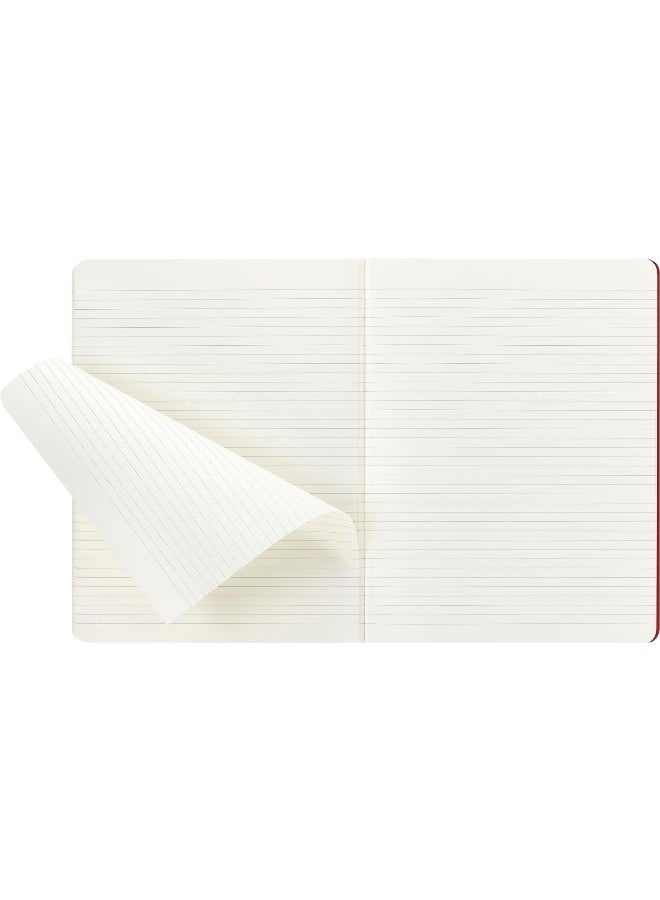 Moleskine Ruled Cahier Xl - Red Cover (3 Set) - Image 4
