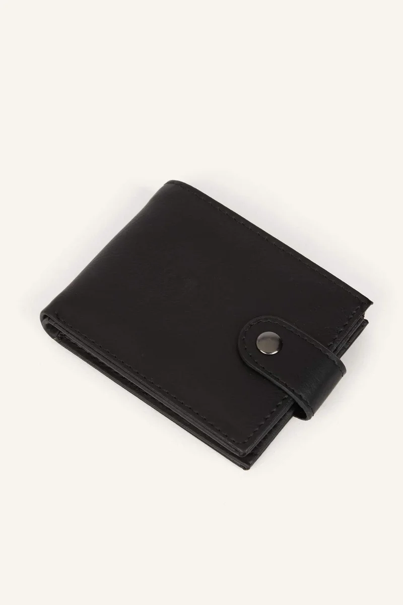Defacto  Man Faux Leather Wallets for Men | Best Price UAE