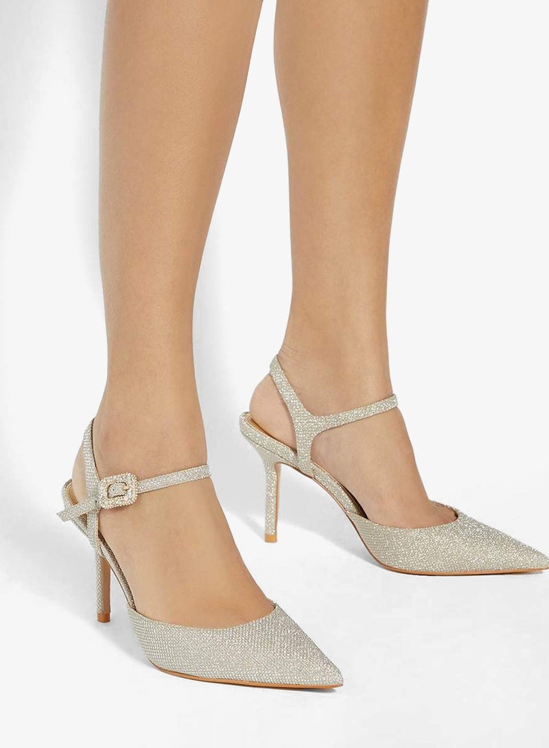 Dune London Pointed Toe High Heel Pumps - Image 1