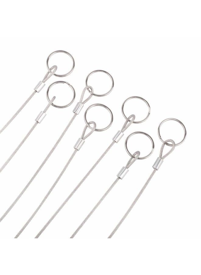 YuCool 12 Pcs Lanyard Safety Rope, 2mm 316 Stainless Steel Rope with 4 Pcs Hoist Buckle for Preventing Loss and Hanging Modern Lights - Image 5