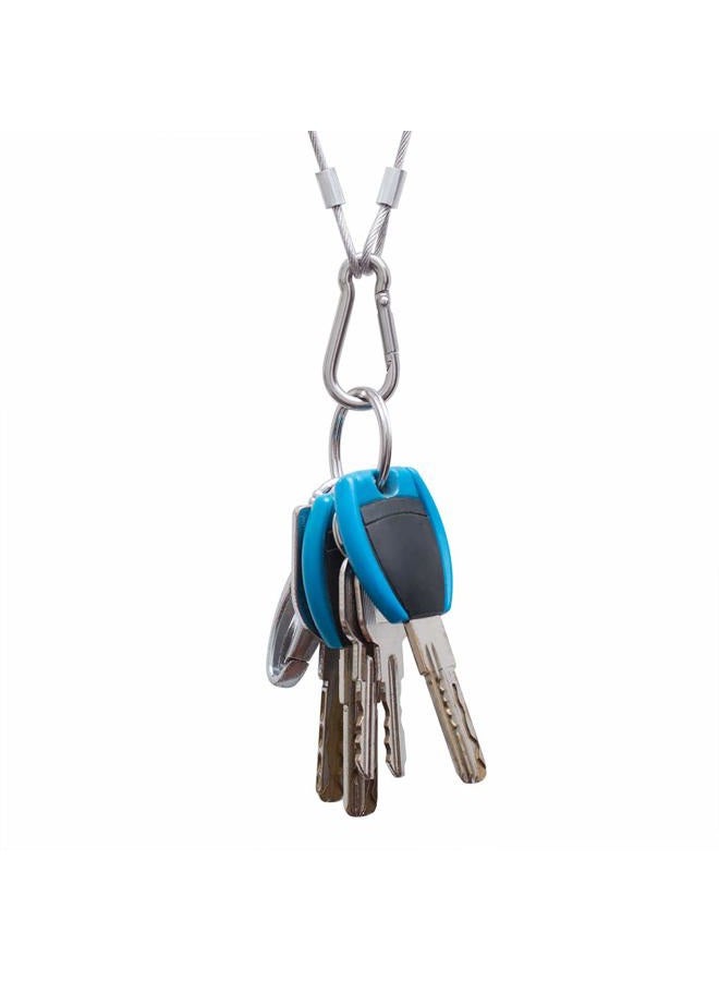 YuCool 12 Pcs Lanyard Safety Rope, 2mm 316 Stainless Steel Rope with 4 Pcs Hoist Buckle for Preventing Loss and Hanging Modern Lights - Image 4