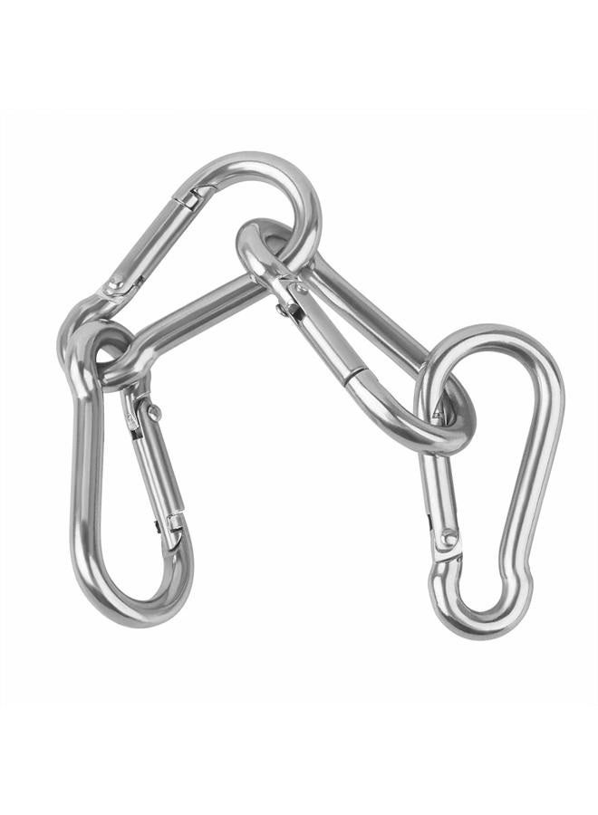 YuCool 12 Pcs Lanyard Safety Rope, 2mm 316 Stainless Steel Rope with 4 Pcs Hoist Buckle for Preventing Loss and Hanging Modern Lights - Image 3