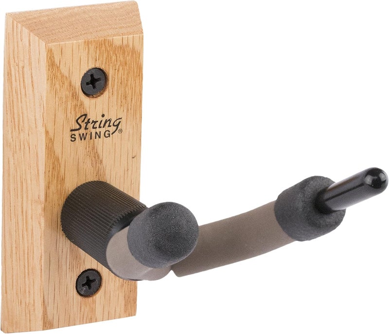 String Swing CC01V-O Hardwood Wall Mount Violin Hanger - Oak - Image 1