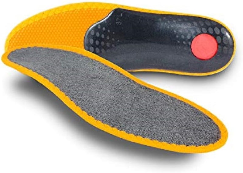 pedag Sneaker Magic Step Athletic Shoe Insoles, Handmade in Germany, Supporting The Ball, Arch and Heel of The Foot, Memory Foam Bed and Terrycloth Top, W9 / M6 / EU 39
