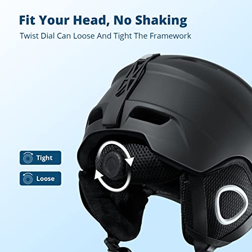 AKASO Ski Helmet for Men and Women, Snowboard Helmet, Goggles Compatible, Youth - Image 4