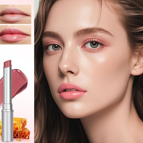 Baorder 2PCS Honey Lipstick Tinted Lip Balm,Black and Pink Lipstick,Hydrating Natural Glossy Sheer Black Lip Balm,Moisturizing Makeup Lip Care for Repairing Dry Lips - Image 4