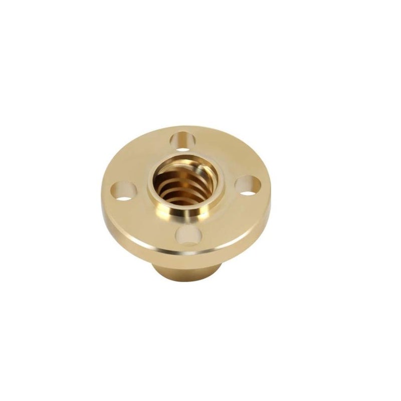 Flylock 4-Pack T8 Lead Screw Brass Nut for Diameter 8mm (2mm Pitch, 4 Starts, 8mm Lead) T8 Lead Screw of 3D Printer Z Axis - Image 2