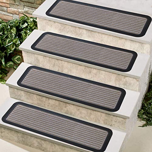 ATMAH Polypropylene Step Mat, Size 25Cm X 75Cm (Fawn, Rectangular) - Image 2