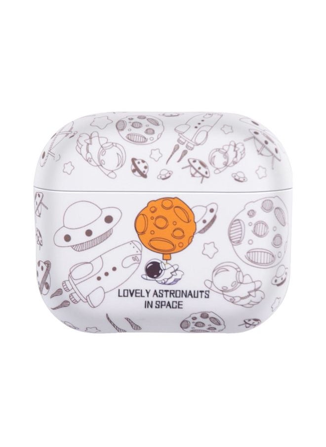 Generic - Case Cover Wireless Earphone TPU Protective Case For AirPods 3 White Meteorite Astronaut - Image 1