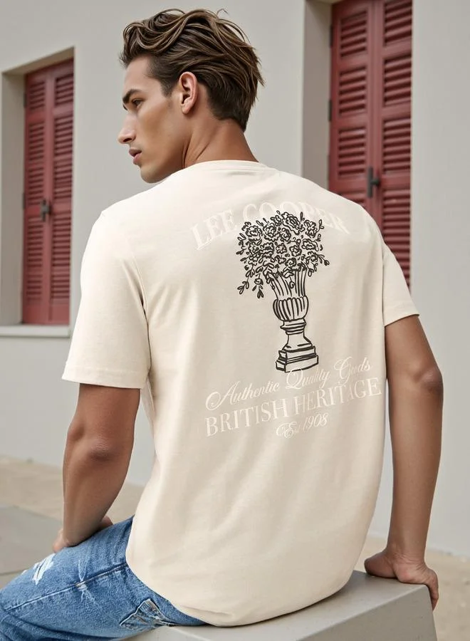 Lee Cooper Typographic Print Crew Neck T-shirt