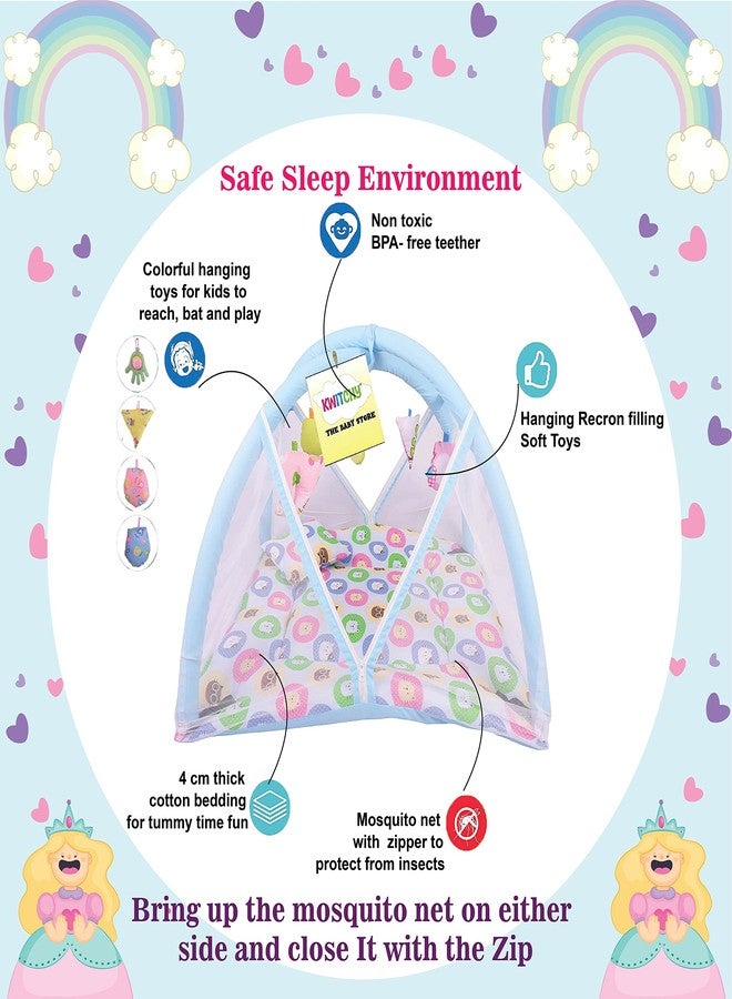 Kwitchy Baby Bedding Set for New Born Essential Combo (0-6 Months) (4PCS Set) (Blue) - Image 5
