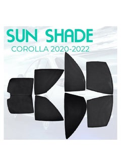 TOYOTA TOYOTA COROLLA 2020-2022 High-Quality Car Sunshade All Side Sunshade UV and Heat Protection Front Back Sides Sun Shades  - Image 1