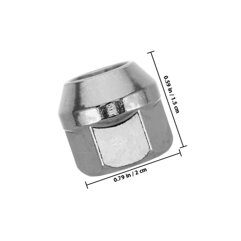 M12x1.5 صامولة عجلة بشفة وفتحة نهاية 20 قطعة بديلة لعجلات السيارات غير الأصلية - Image 3