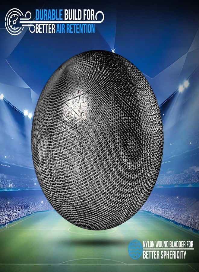 سينكو كرة قدم سينكو دينامو | معتمدة من FIFA للجودة الاحترافية | كرة احترافية للمباريات | كرة قدم من البولي يوريثان مخيطة يدويًا بـ 32 قطعة | مقاومة للماء بتقنية Hydra Lock | مقاس 5، مناسبة للعشب الصناعي والأرضيات الصلبة - Image 5