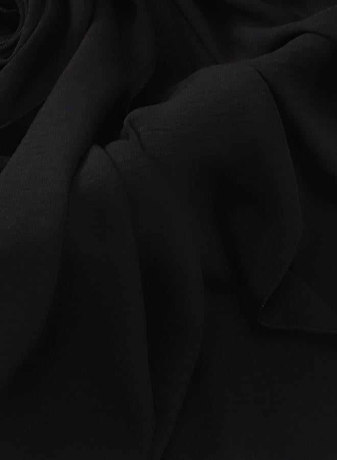 Take Two Black Solid Hijab - Image 4