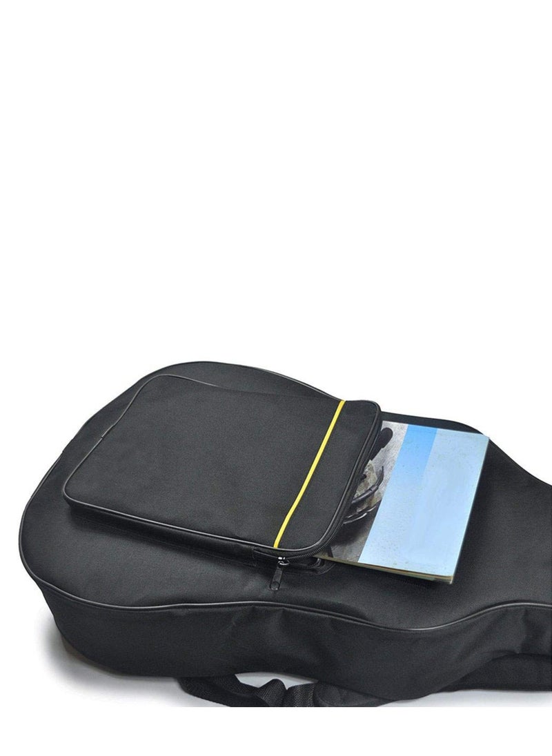 Generic 41" Guitar Bag Waterproof Guitar Case with Double Adjustable Shoulder Strap Guitar Case (Black)  - Image 3