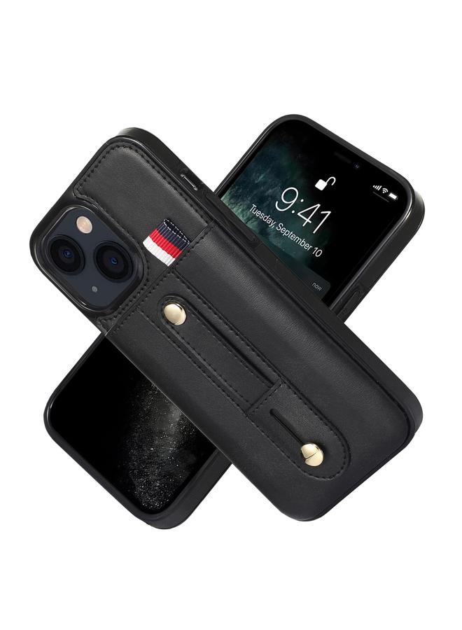 Zaboon Case For iPhone 13 mini Wristband Kickstand Wallet Leather Phone Case - Image 2