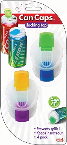 Soda Can Covers 4 Pack for Carbonated Water or Soft Drink  Best Beer Cans Cover Easy Clip on Caps Lid Seal Opening for a Fresher Drinking Experience