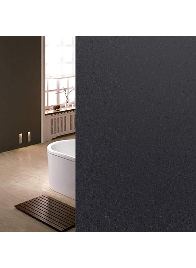 The Bros Privacy Window Films, Self Adhesive Privacy Frosted Opaque Glass Window Film, for Bathroom Door, Decorative Stickers, UV Blocking Heat Control Coverings, Home Office, Front Door(200 * 60cm) - Image 1