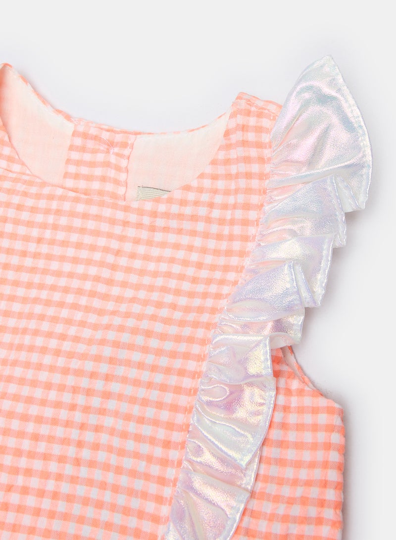 Panco Baby Girls SWEET SUMMER Ruffle Detailed Dress - Image 3